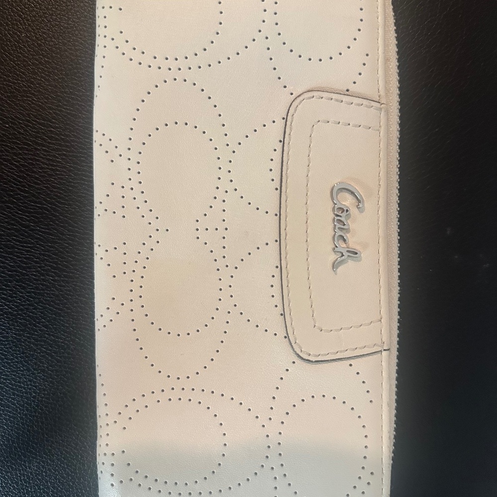 Coach zip wallet